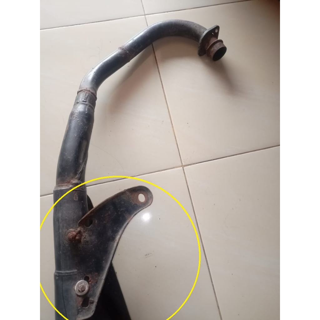 Knalpot Honda Megapro Monoshock Ori Copotan