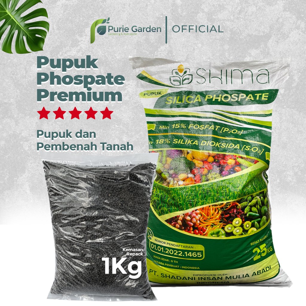 Pupuk Phospate Asam Humat Shima Silica Phospate 1Kg PG SBY