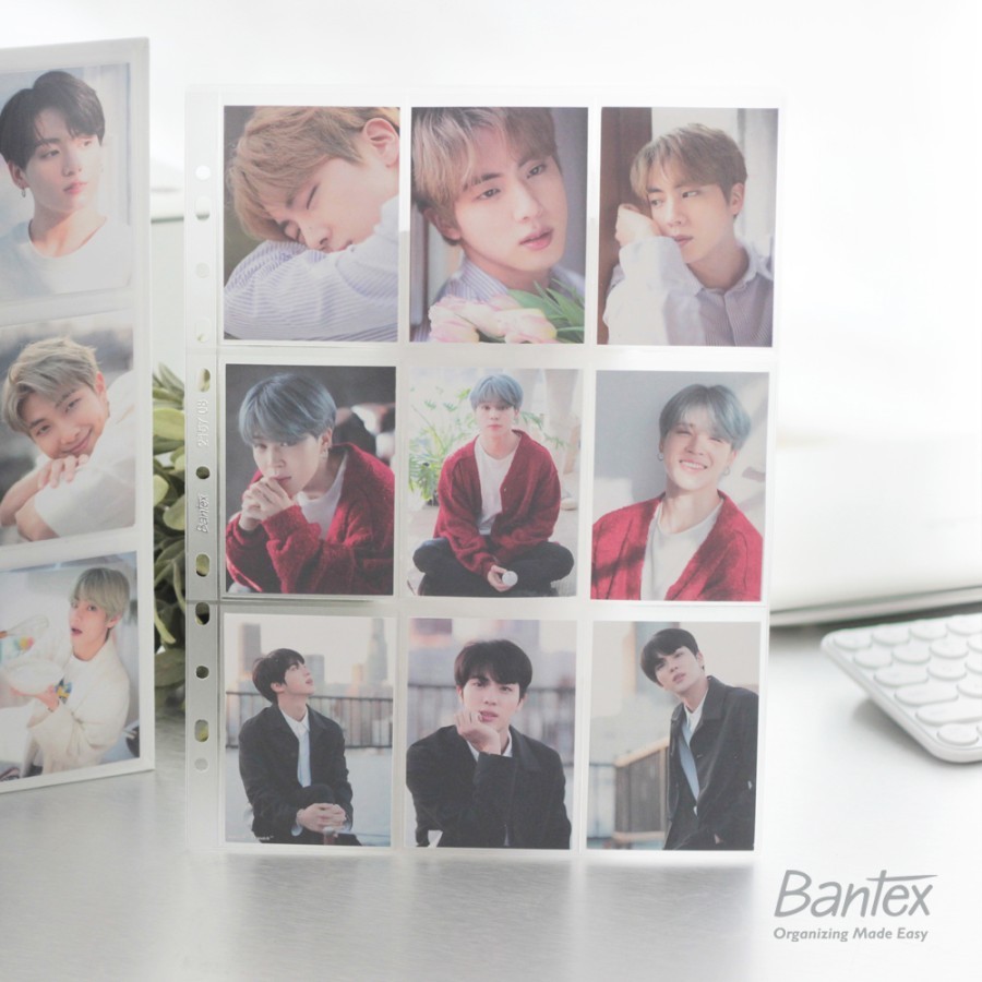

Bantex Collector Pocket A4 Photocard 9P Translucent #2157 (5 Sheets)
