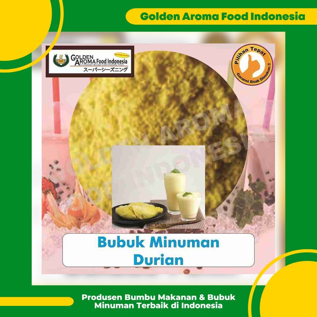 

Bubuk Minuman Durian 1 Kg King Fruit Drinking Powder Enak Murah Halal Aman Terbaik Bubble Drink GAFI