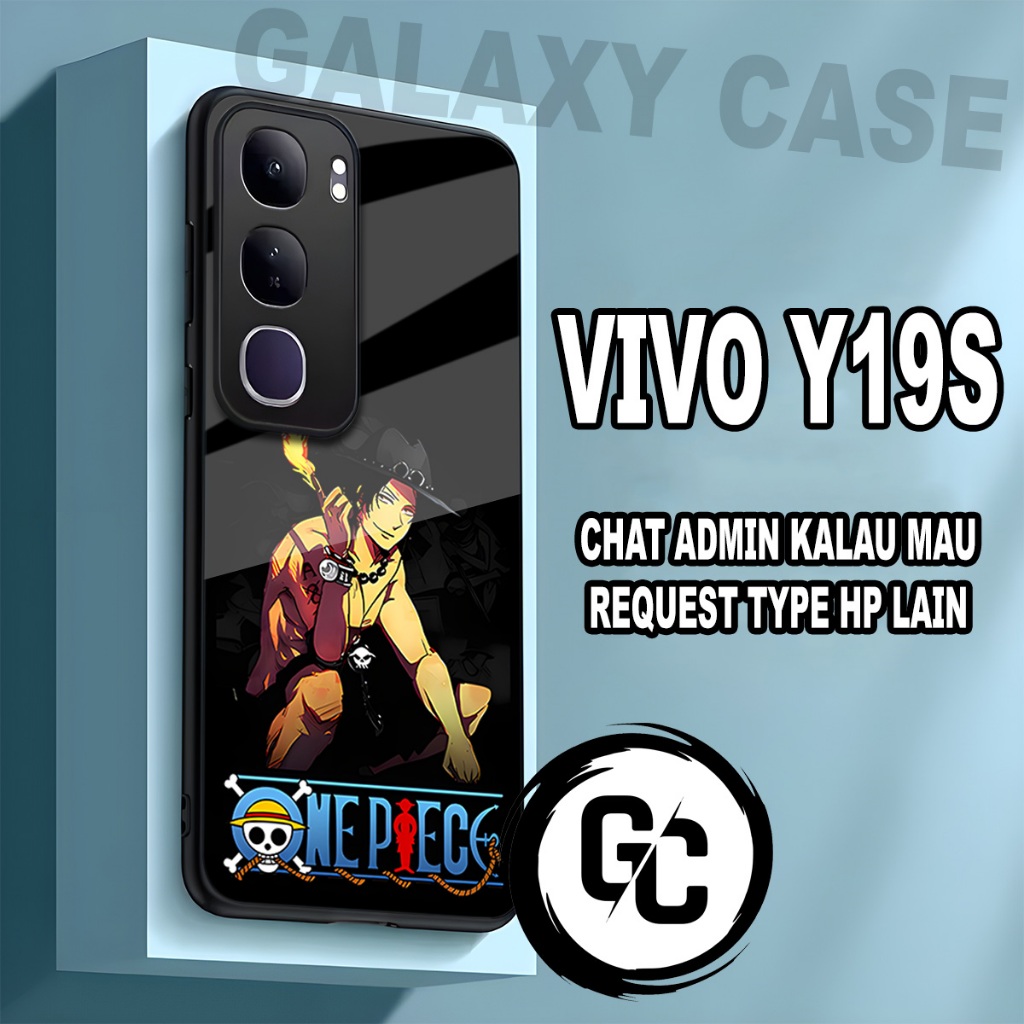 Case hp VIVO Y19S- softcase glossy kilau -GC 7- Motif ANIME LUFFY/casing VIVO Y19S/kesing VIVO Y19S/