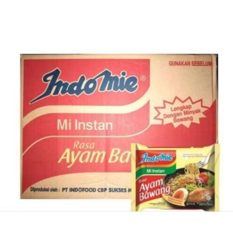 

Indomie Ayam Bawang 1 Dus isi 40 Bungkus