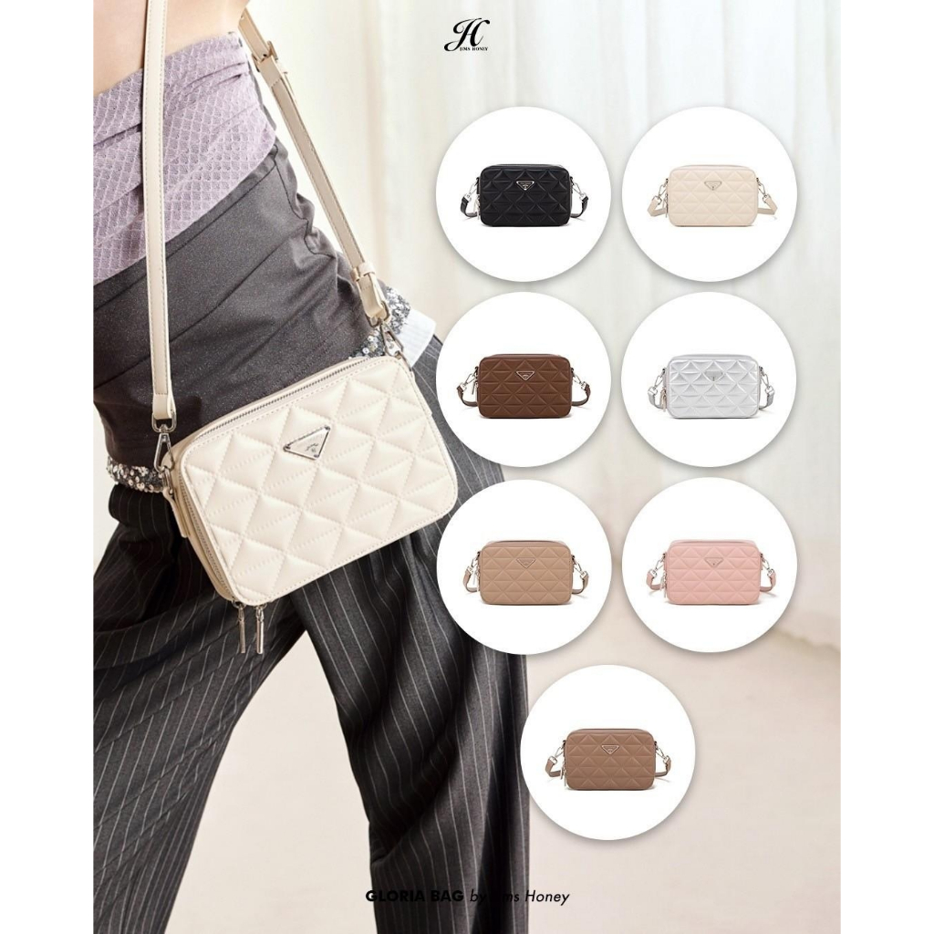 JIMS HONEY GLORIA BAG Tas Selempang dan Bahu Wanita Slingbag Cewek Jimshoney Trendy Elegan