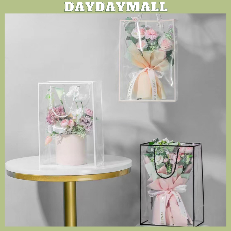 

Paper Bag Mika LINE Tas Bouquet Flower Goodie Bag Hampers 1009