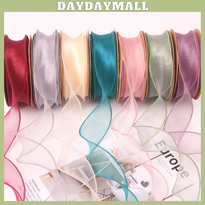 

Fishtail Ribbon Pita Organza Korea Keriting Wavy Transparan ROLL PT06