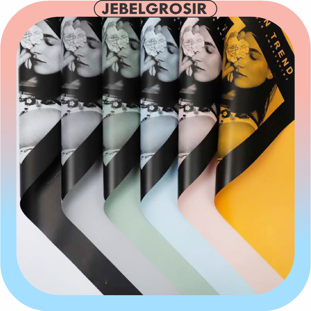 

Kertas Buket Bunga Cellophane Flower Wrapping Paper Waterproof Motif Koran Ecer Lembaran KB6014