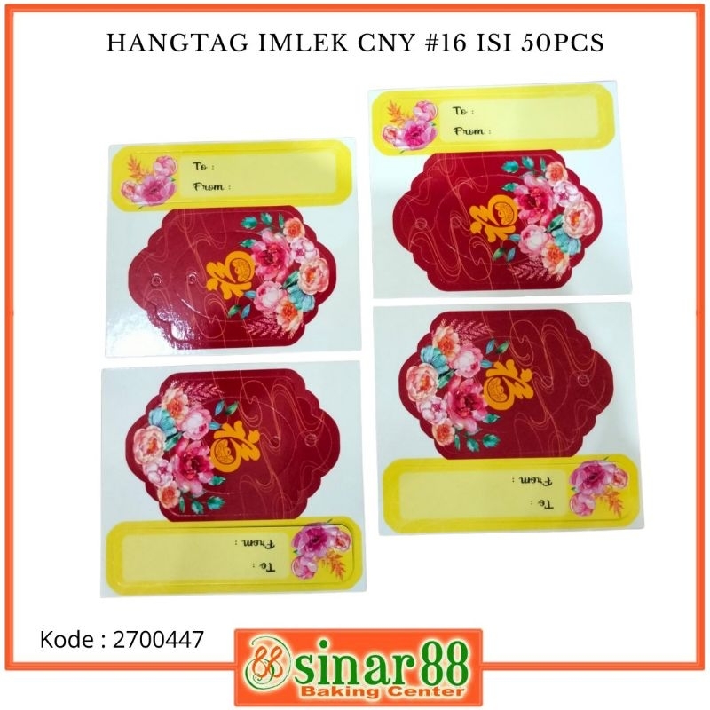 

Hangtag Imlek CNY #16 ISI 50PCS