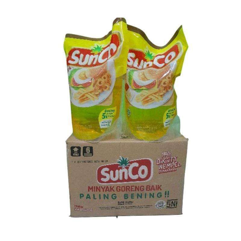 

MINYAK GORENG SUNCO 2 LITER ISI 6 pouch