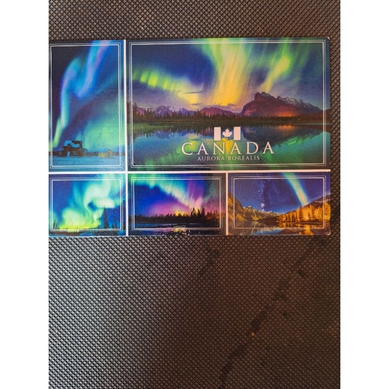 

kartu pos aurora borealis canada/canada northern light Postcard