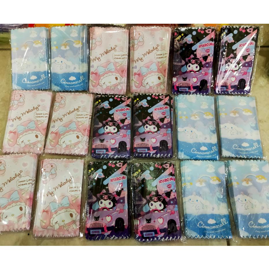 

Amplop SANRIO Viral Lebaran Idul Fitri Model Permen 1 Pack Isi 10pcs THR Banyak Motif Dan Karakter