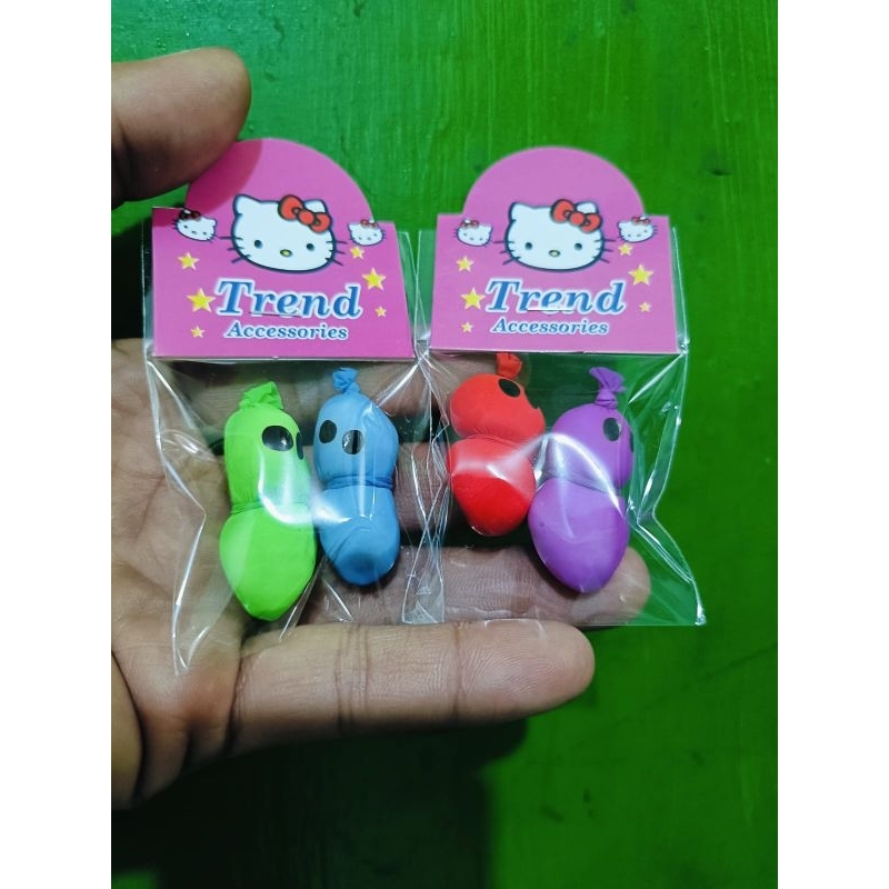 mainan balon pocong kecil isi 20x2 pcs