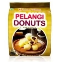 

Donat pelangi isi coklat 24s