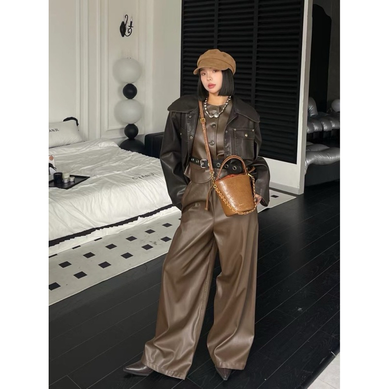 bucket bag royal cuir | tas bucket ember royal cuir
