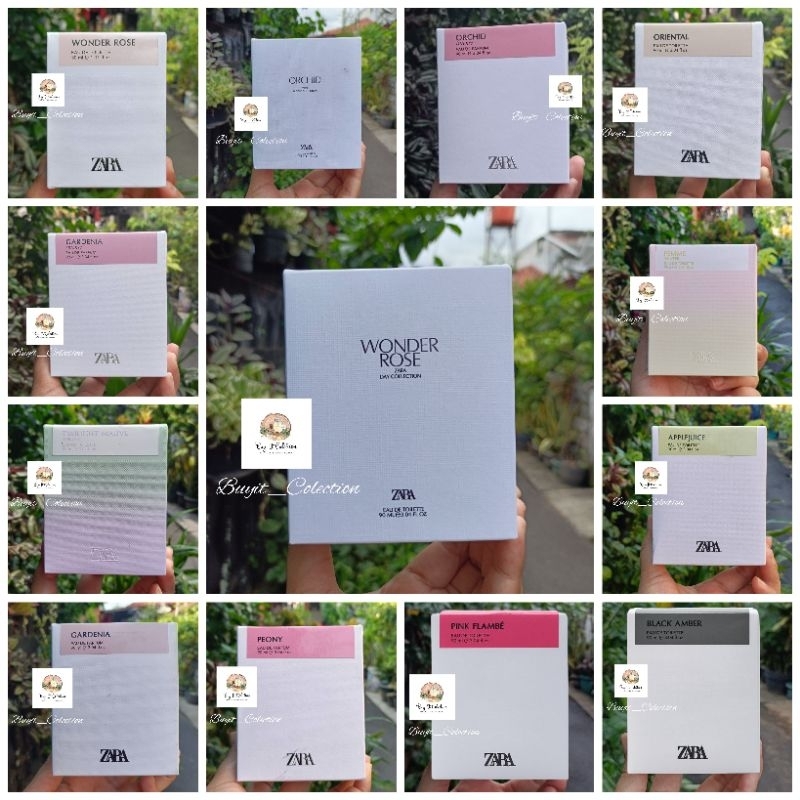 PARFUM ZARA 90 ML ORIGINAL ZARA WONDER ROSE/ORCHID/GARDENIA/PEONY/FEMME/HIBISCUS/GOLD ODDITY(READY S