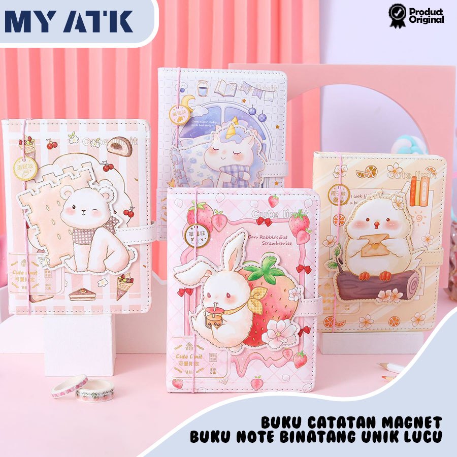 

Notebook Bunny Planner Agenda Magnetic Notepad Magnet Cute