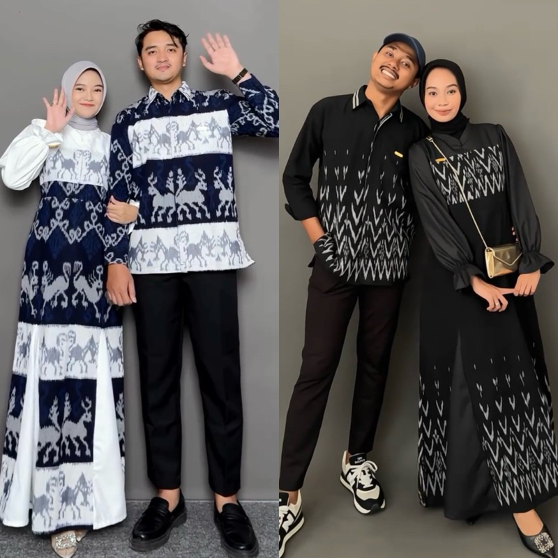 KINANTI COUPLE SERIES - DRESS TENUN KINANTI - GAMIS LEBARAN - DRESS KONDANGAN