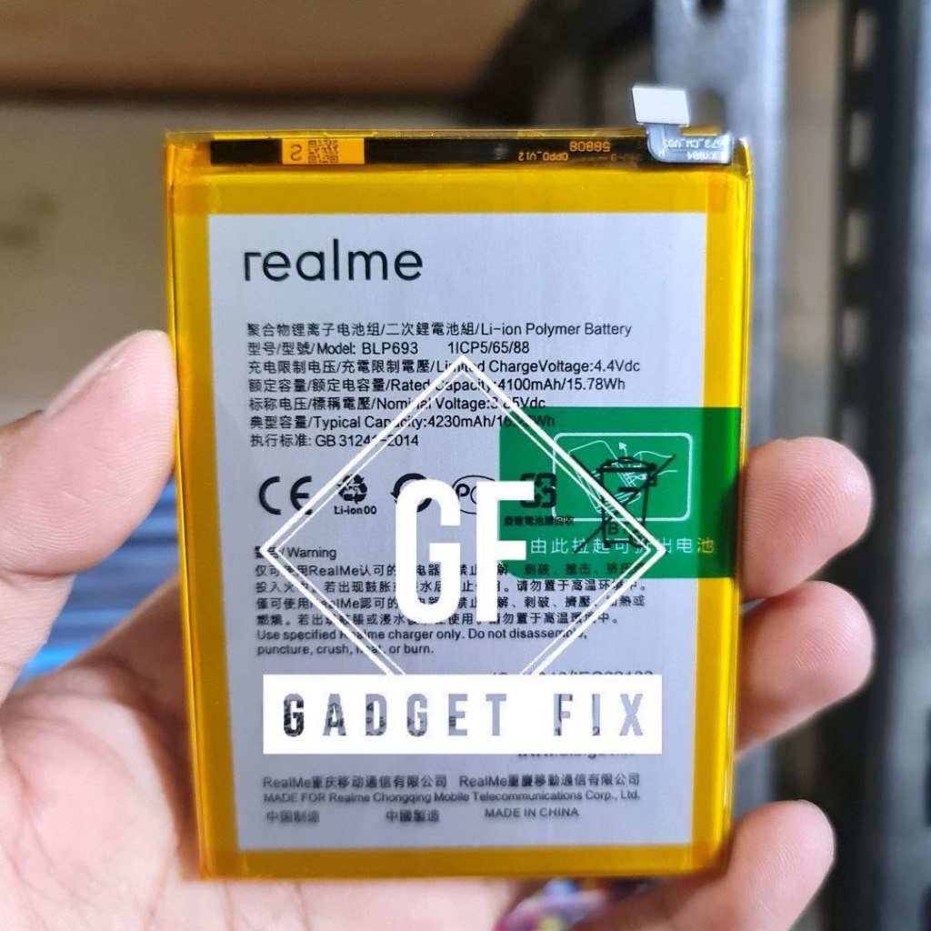 Batre Baterai BLP693 Original HP Realme 3 RMX1825 RMX1821 Batrei Battery Tanam