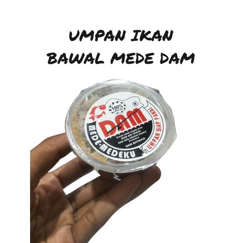 Umpan Pancing Ikan Bawal Mede Dam 80 Gram Tinggal Pakai