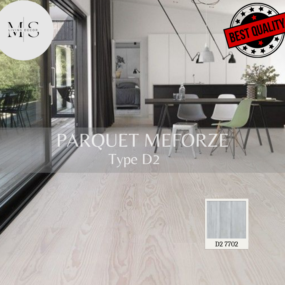 Lantai Kayu Parket Laminated Meforze D2 Tebal 8mm