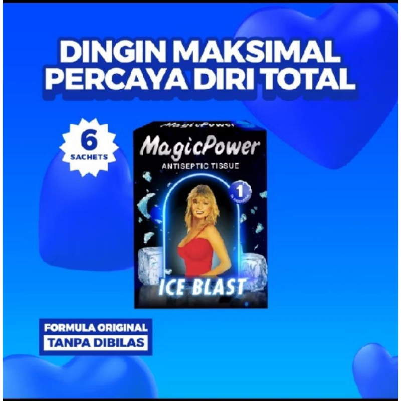 MagicPower Antiseptic Tissue Ice Blast