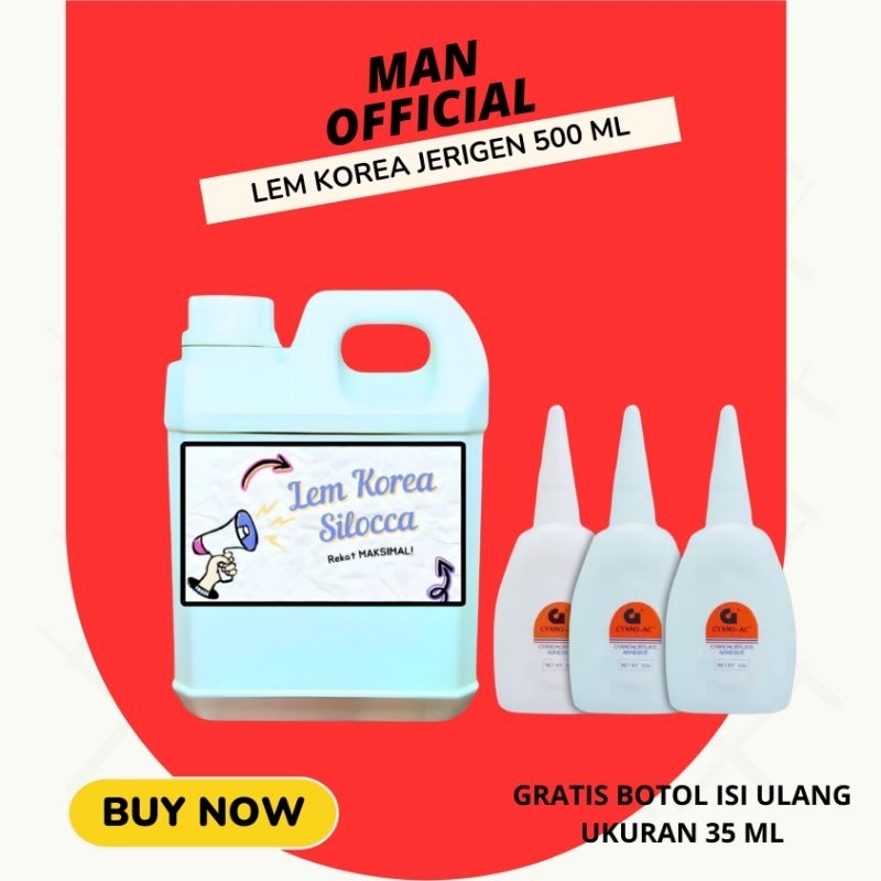 

LEM KOREA REKAT MAKSIMAL JERIGEN/LEM LITERAN/LEM SUPER/LEM SEPATU