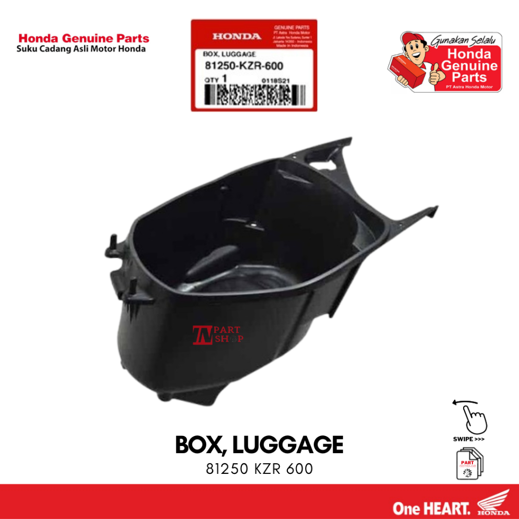 Box Bagasi (Box Luggage) – Vario Tehcno 125 FI / 81250-KZR-600