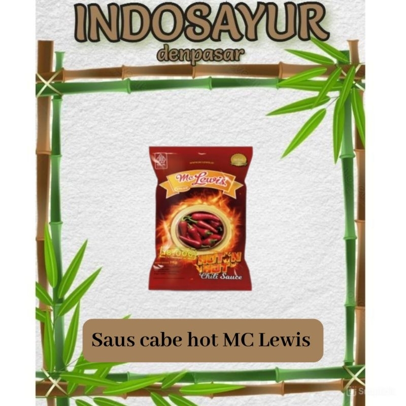 

Saus cabe Hot N Hot MC Lewis 1kg _ INDOSAYUR