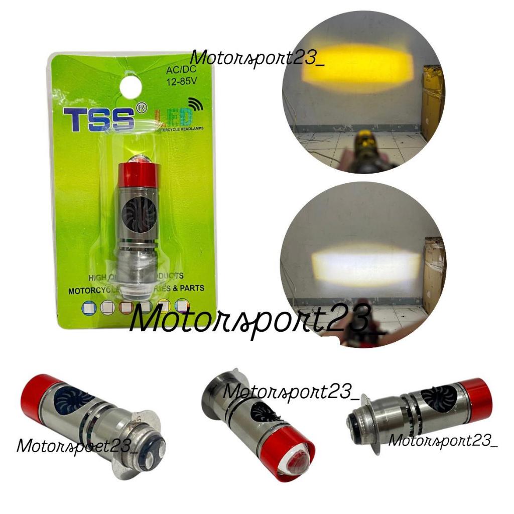 LAMPU H6 PLUS KIPAS TSS LAMPU UTAMA MOTOR LED H6 KIPAS PRO LASER SUPER TERANG/LAMPU DEPAN MOTOR H6 P