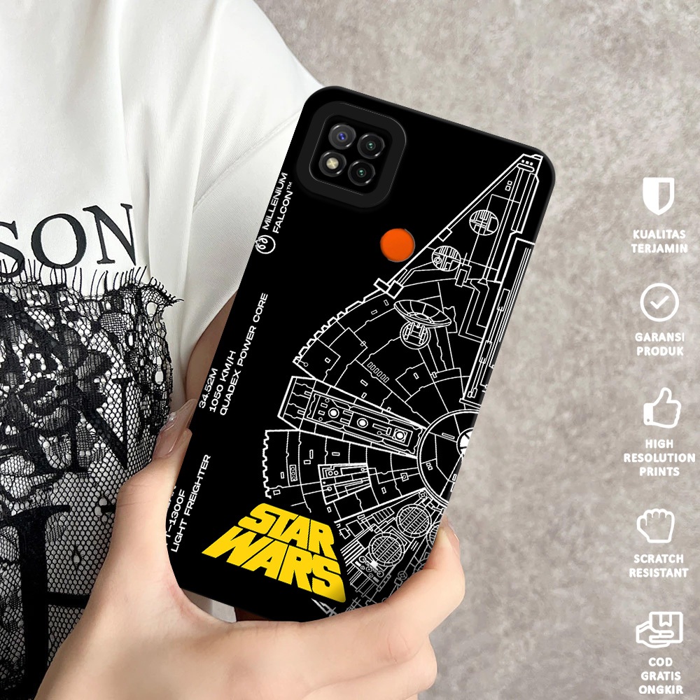 Case Xiaomi Redmi 9C - Casing Hp Xiaomi Redmi 9C Motif Starwars - Softcase Xiaomi Redmi 9C - Softcas