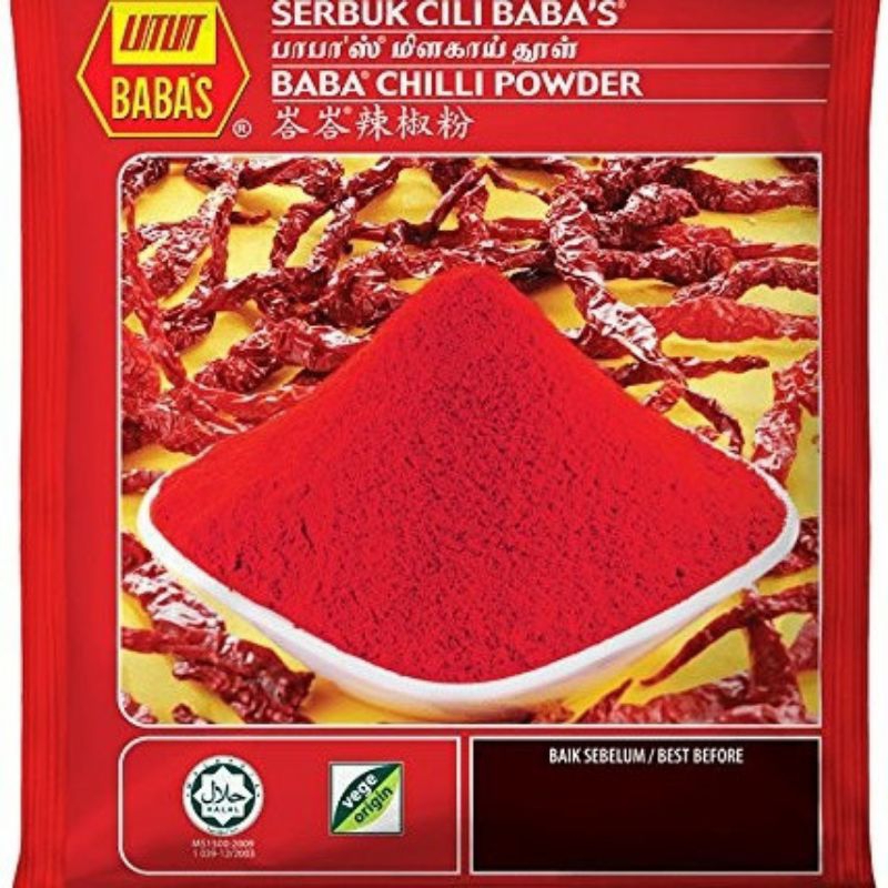 

BABAS CHILI POWDER ISI 125 grm atu kmsan 250 gram kmasan asli Exp 3/3/2025
