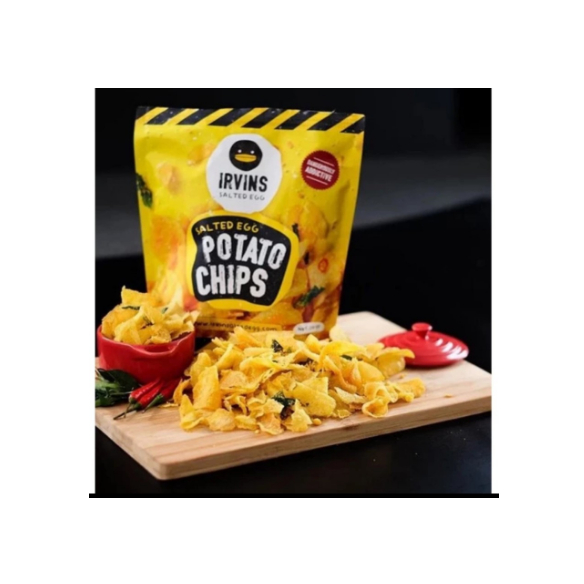 

IRVINS Salted egg Potato chips Berbagai Ukuran