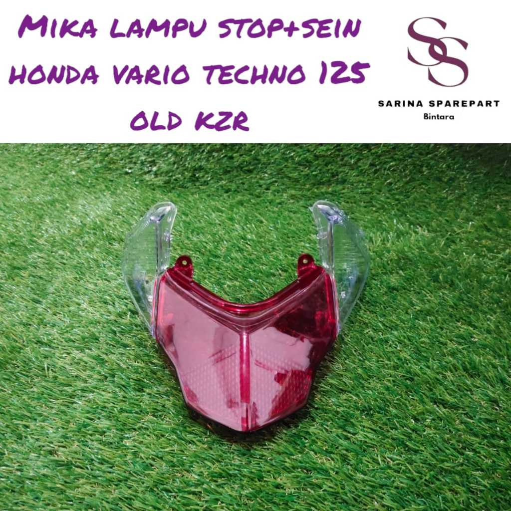 Mika Kaca Lampu Stop Plus Sein Belakang Vario Techno 125 Mika Lampu Belakang Vario 125 Old KZR
