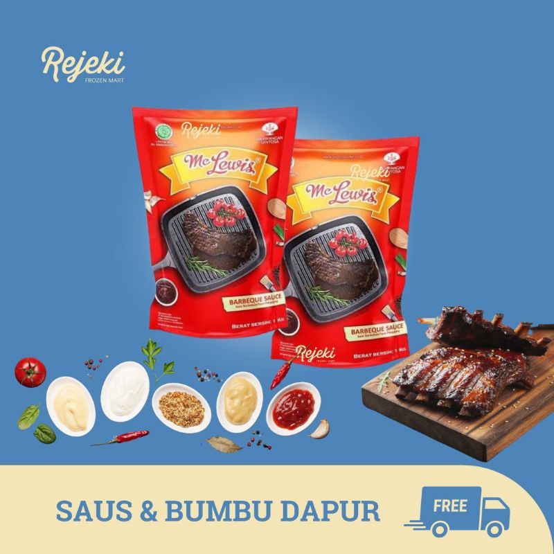 

Mc Lewis Saus Barbeque BBQ Sauce 310gr - Rejeki Frozen Mart