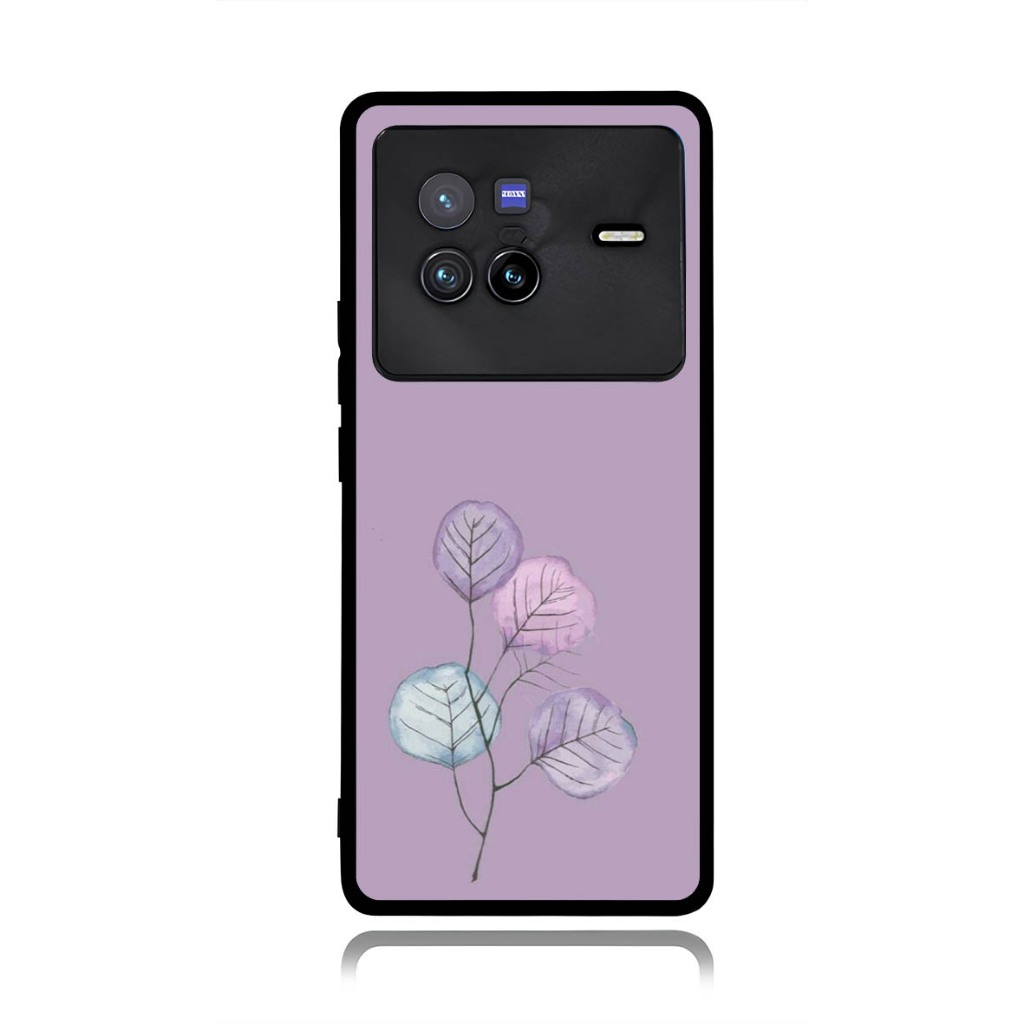 Phone Case VIVO X90 X80 X70 X60 X50 Pro TPU Rubber Softcase Lilac Aesthetic Wallpaper