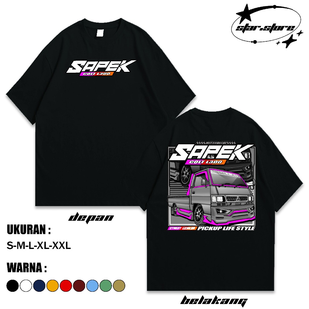 KAOS NUMPAK SAPEK RFR012 KAOS L300 TERLARIS KAOS TRUK OLENG KAOS TRUK RFOUR TRUCK APPAREL