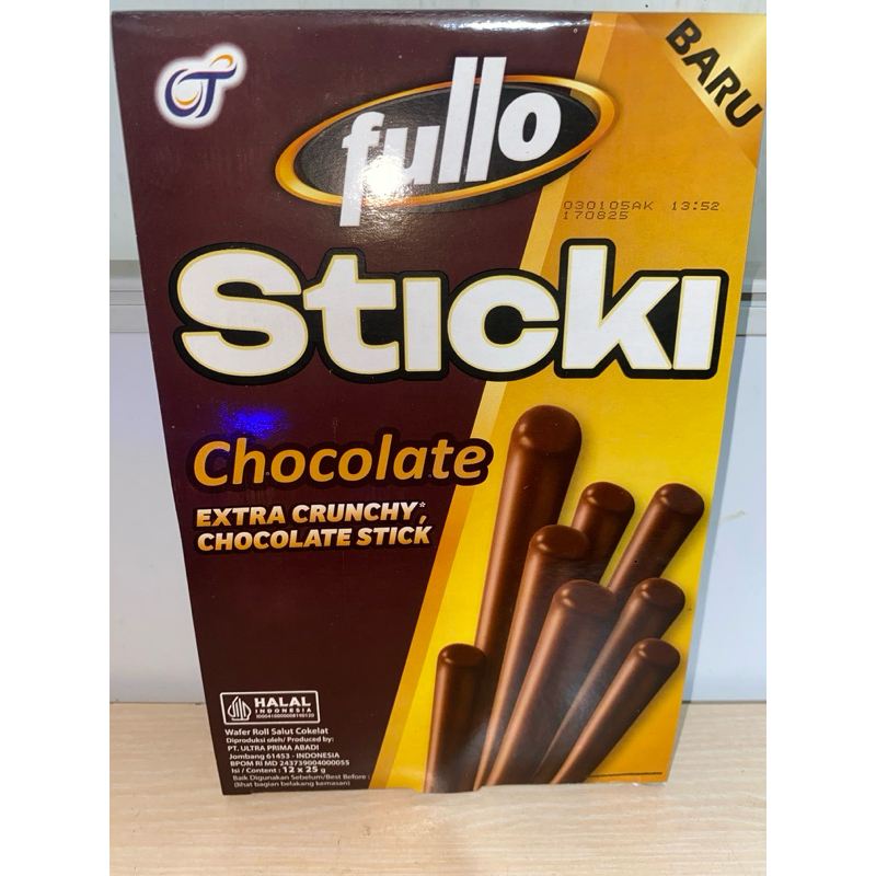 

Fullo Sticki Chocolate Extra Crunchy 1 Pack isi 12Pcs @25gr