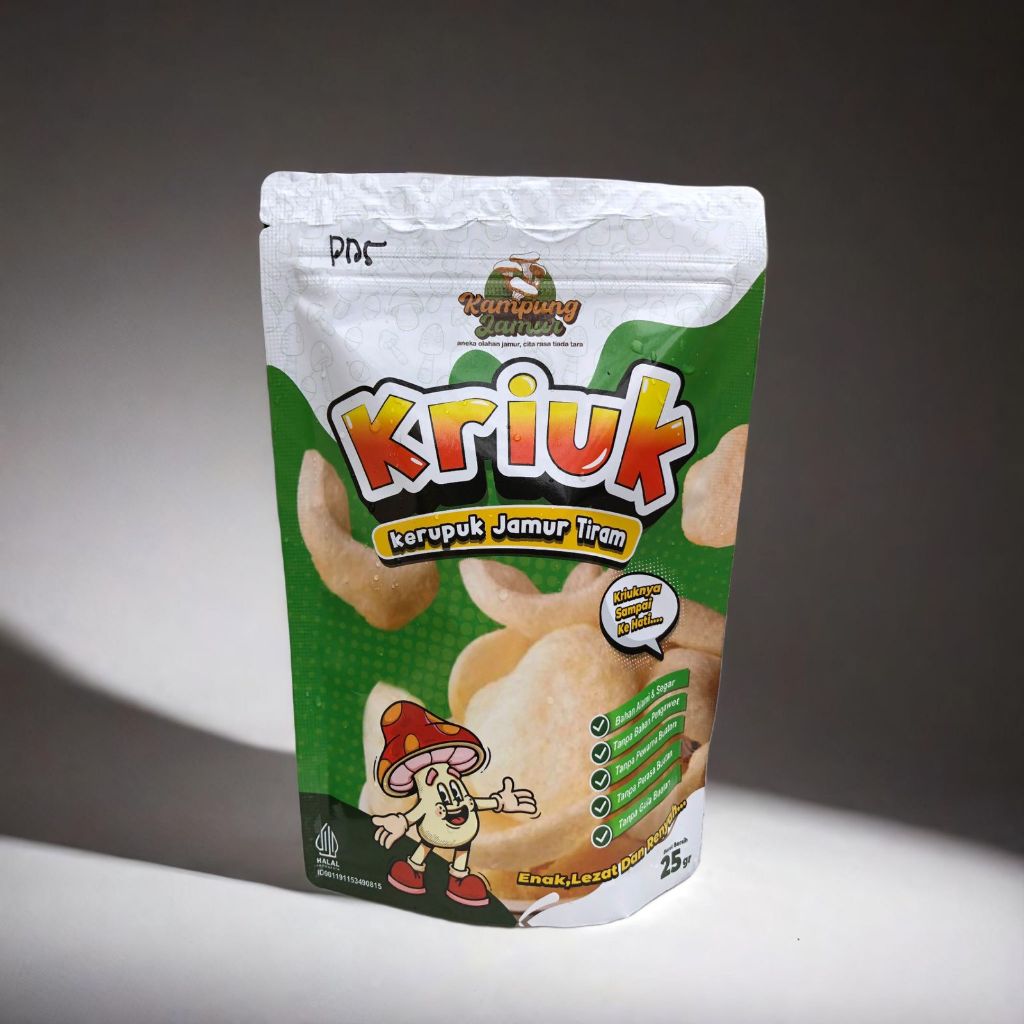 

Kampung Jamur Kriuk Snack 25 gr - Makanan Ringan - Food