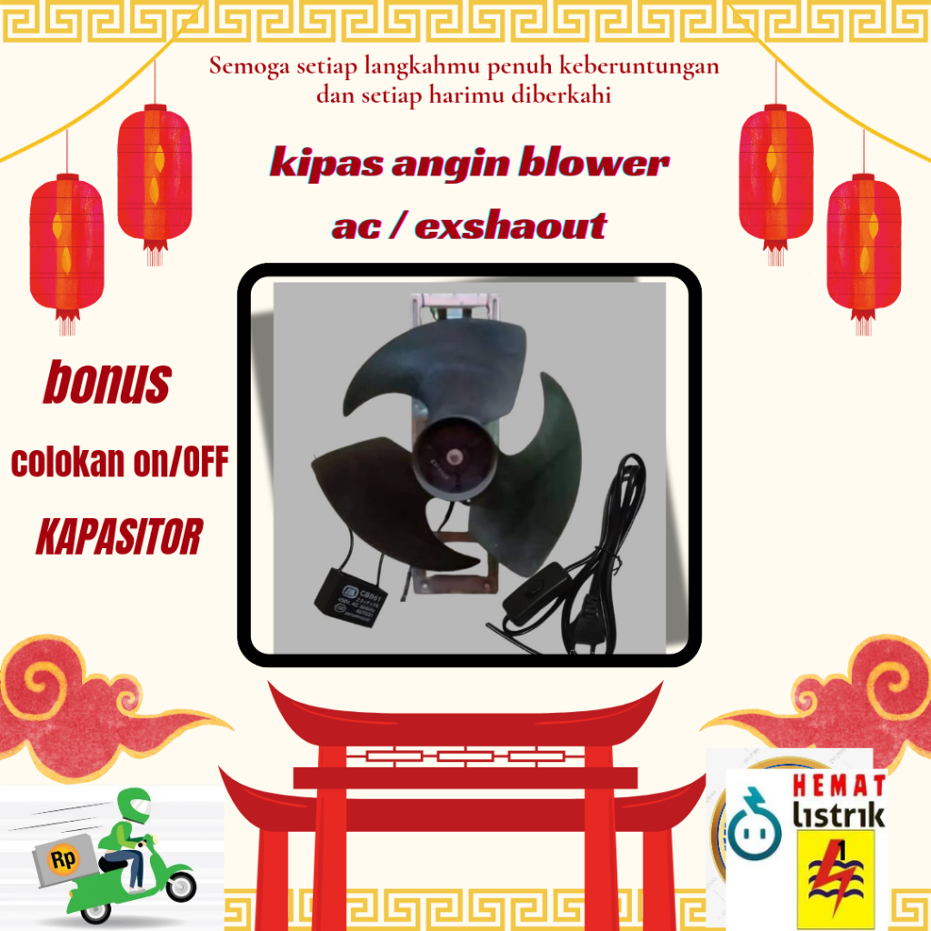 kipas angin outdoor Ac/ exhaust super kenceng dijamin angin kencang puas