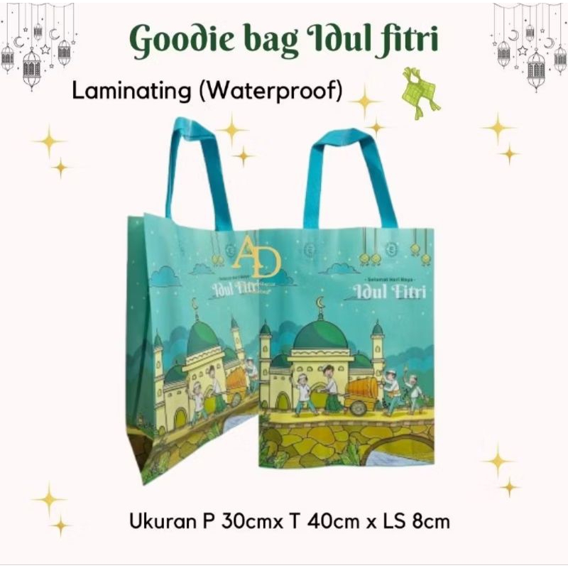 

Goodie Bag Tas Hantaran Lebaran Idul Fitri Laminasi Satuan Harga Per Pcs