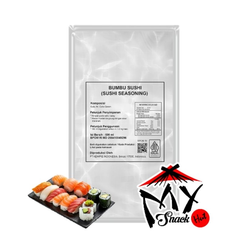 

BUMBU SUSHI 600ML PERISA PENYEDAP NASI JEPANG JAPANESE RICE SEASONING VINEGAR CAIR GURIH UMAMI HALAL