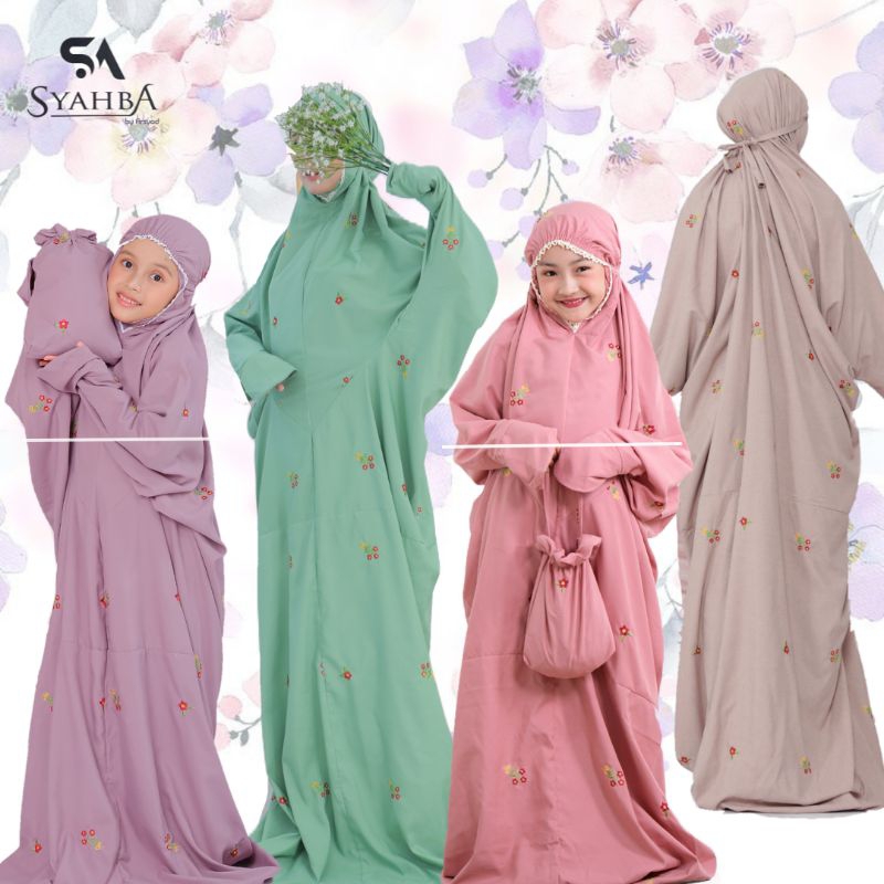 Mukena Terusan MELATI Couple ANAK DEWASA | Syahba