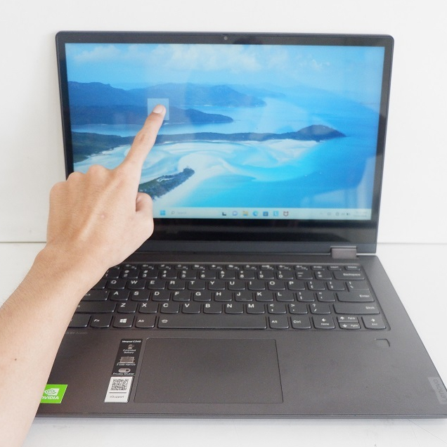 Laptop Lenovo Ideapad C340 Core i3-10110U NVIDIA MX230 Ram 8Gb 512Gb SCU19492 Normal Siap Pakai - La
