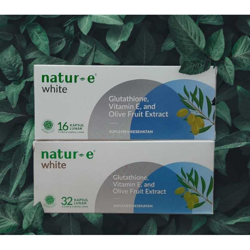 NATURE E WHITE ISI 16 CAPSUL dan 32 CAPSUL