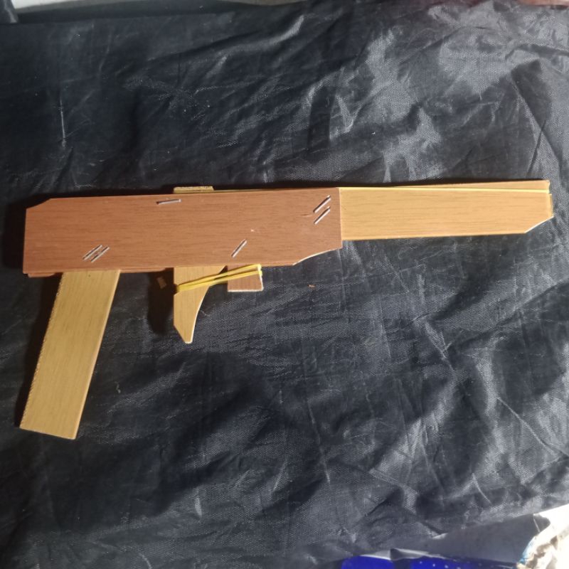 pistol mainan peluru karet