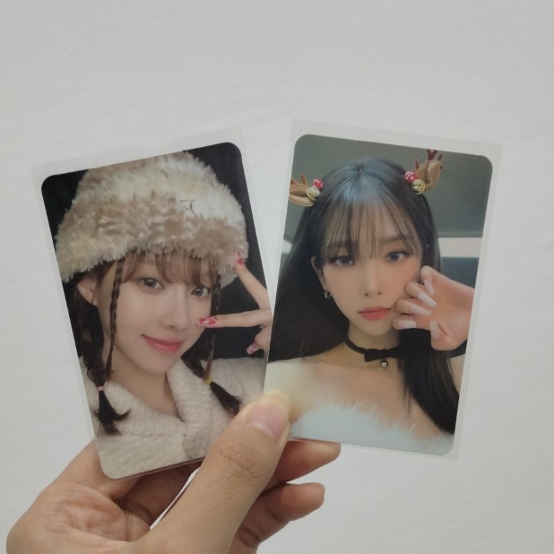 PC AESPA KARINA WINTER PINK CHRISTMAS