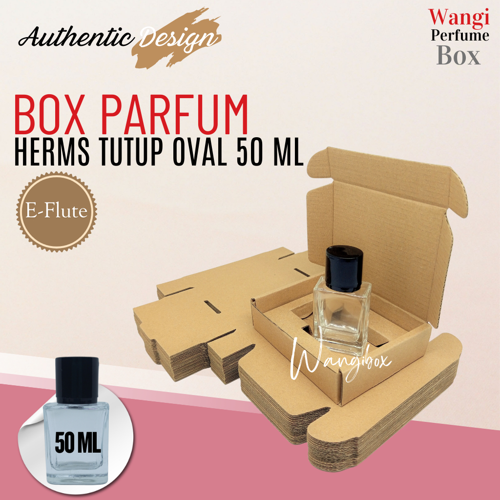 

Wangibox Box Parfum Khusus HERMS TUTUP OVAL 50ML E-Flute
