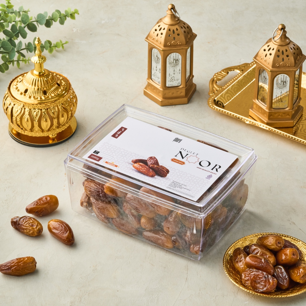 

Shura Kurma Deglet Noor/ Kurma Tunisia Akrilik 1kg Asli Kualitas Premium Original High Quality