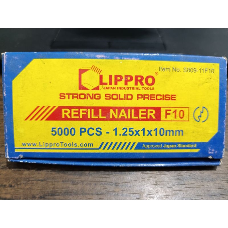 

LIPPRO Isi Staples Gun F10 / Refill Nailer Staple Gun Tembak F10