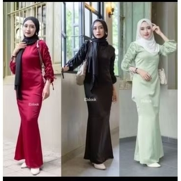 Dress kondangan slim ori eslook (preloved)