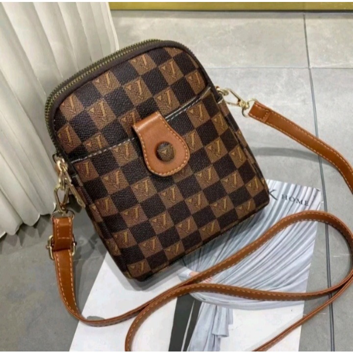 Tas wanita terbaru 2025 Tas wanita style korea Tas buat tempat hp wanita Selempang mini wanita